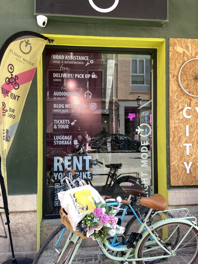 Información de los servicios disponibles del comercio.