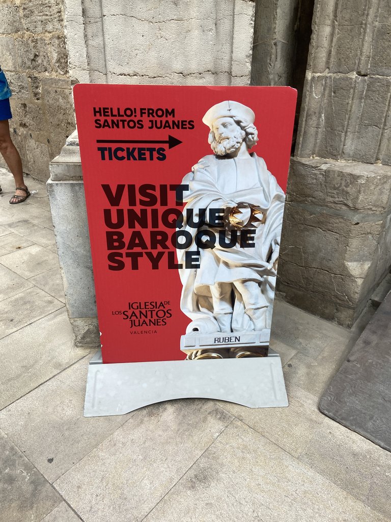 Señalización de compra de tickets.