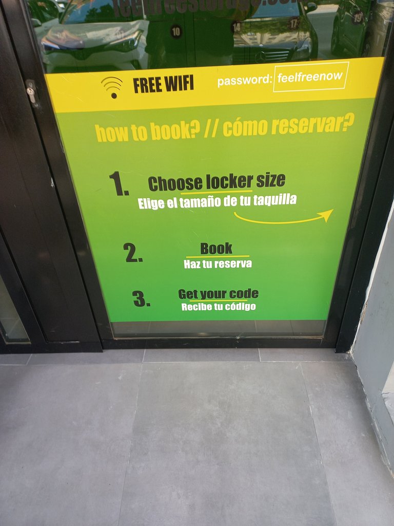 Secuencia de pasos para acceder al servicio.