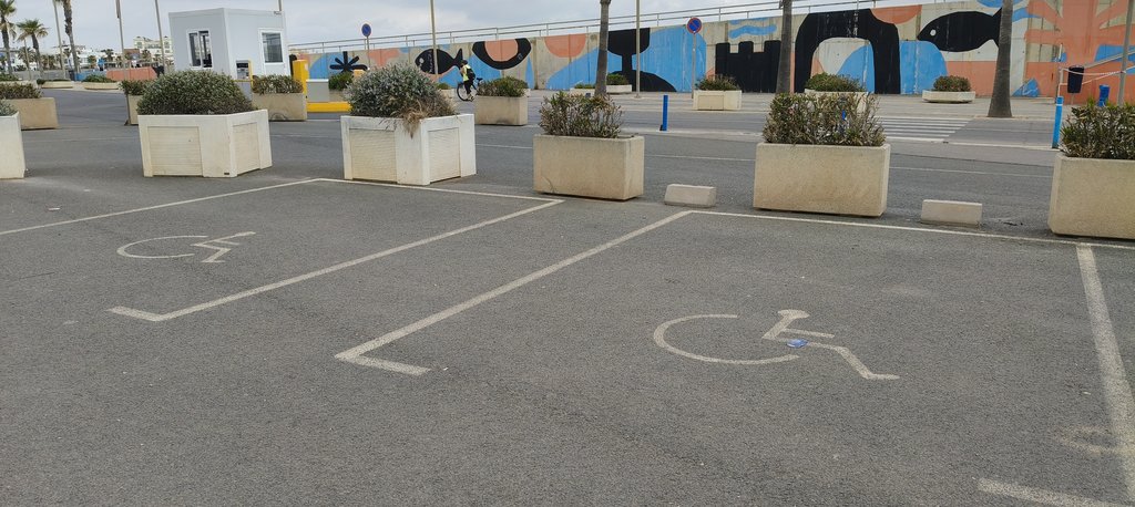 Plazas de aparcamiento reservadas para personas con discapacidad