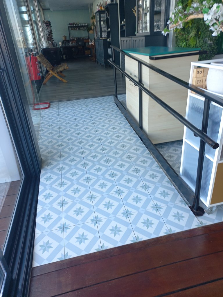 Rampa interior salva desniveles.