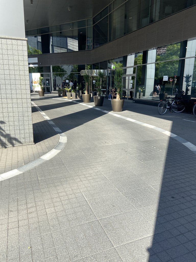 Acceso principal al establecimiento.