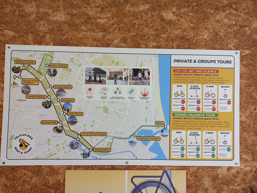 Mapa ilustrativo con hitos de la ciudad.