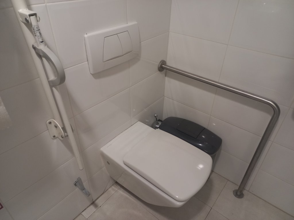 Baño adaptado en zonas comunes.