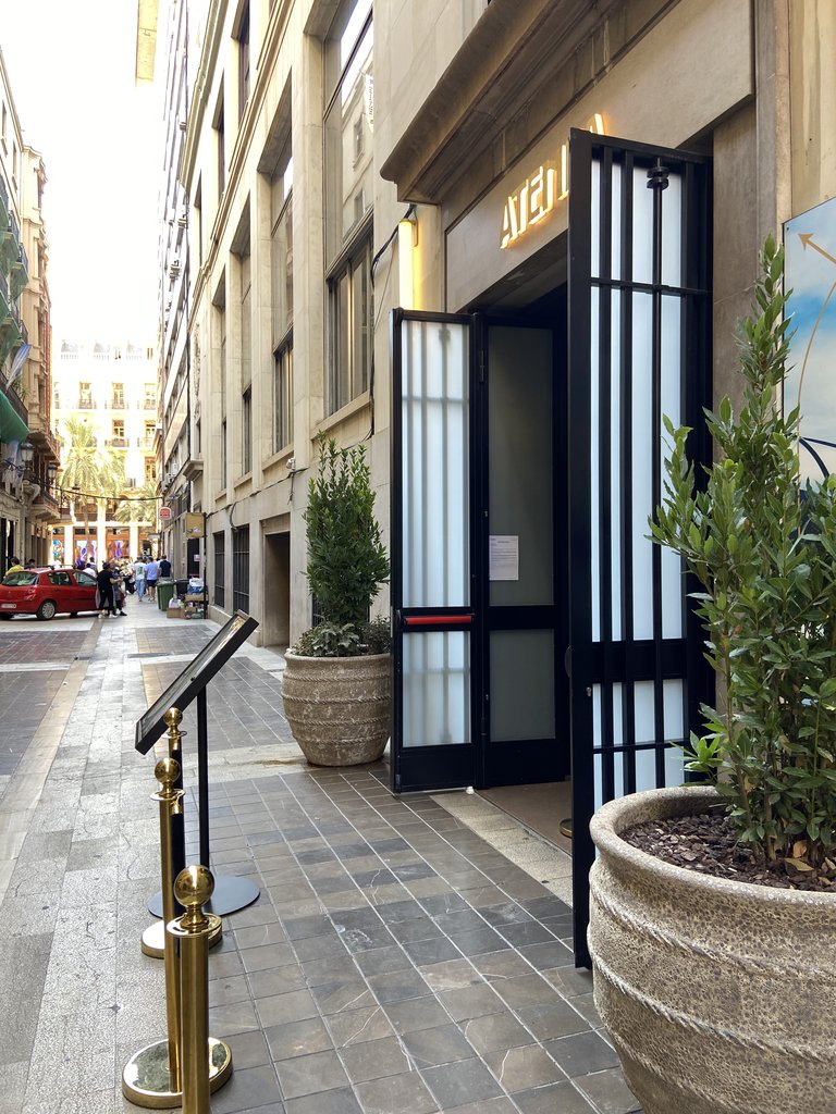 Exterior accessibility through a pedestrian street.