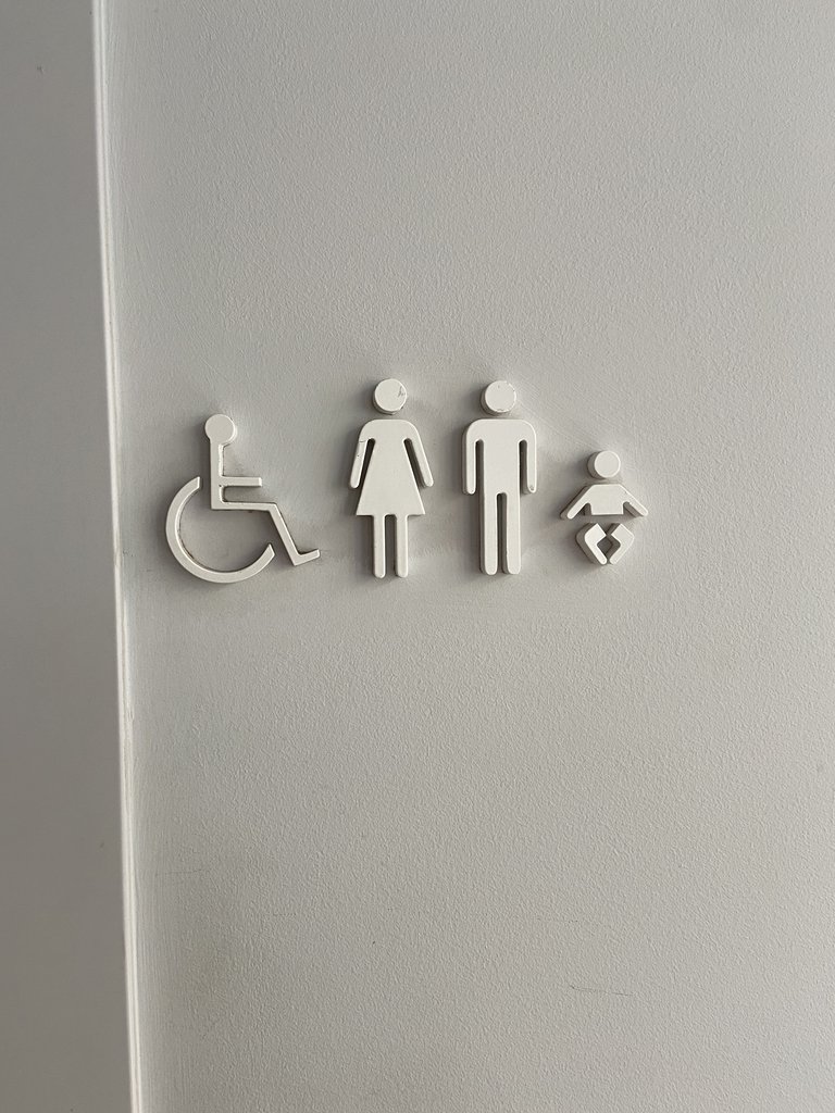 Señalización baños adaptados comunes.