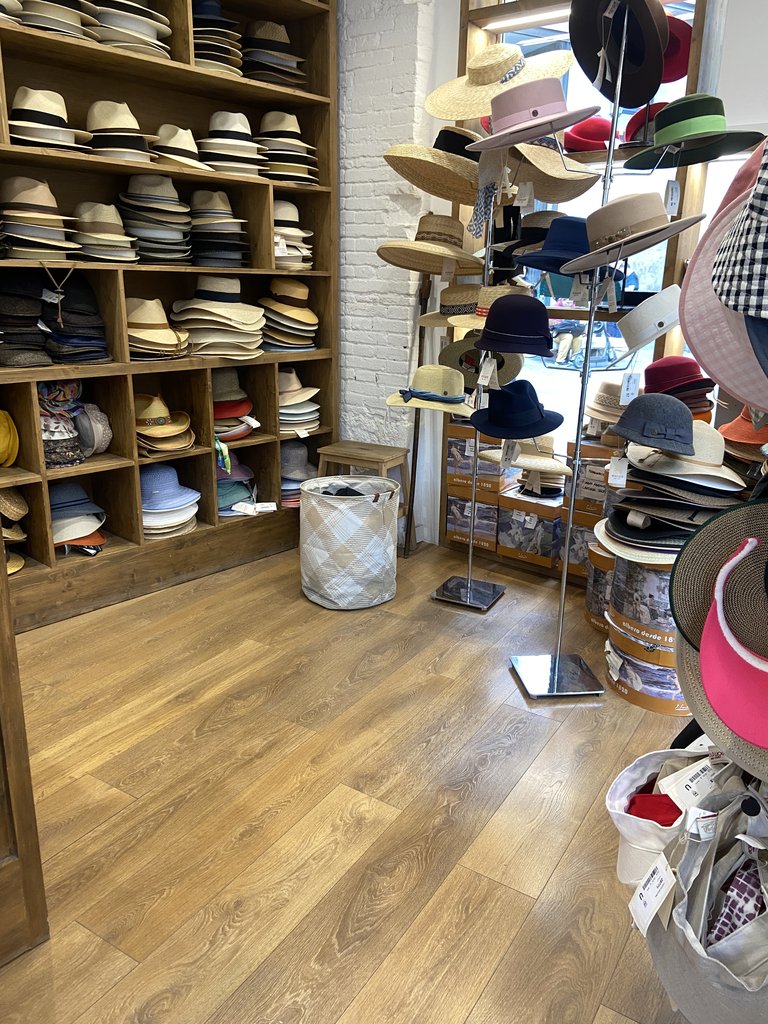 Store space with proper lighting and space to view products.