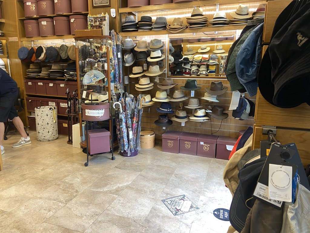 Product displays with proper lighting for visibility.