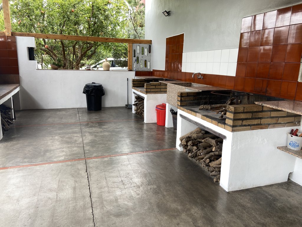 Accessible kitchen area with enough space for all types of users.