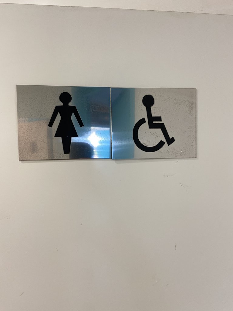 Senyalització banys adaptats comuns.