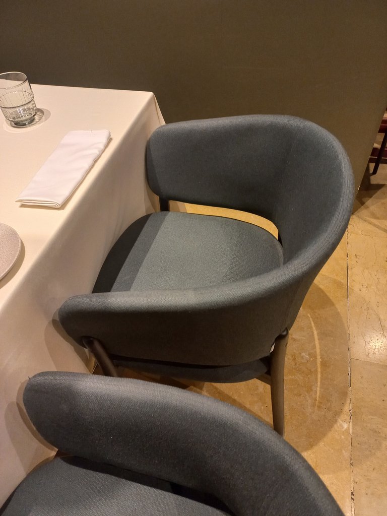 Equipamiento ergonómico. Sillas con respaldo y reposabrazos.