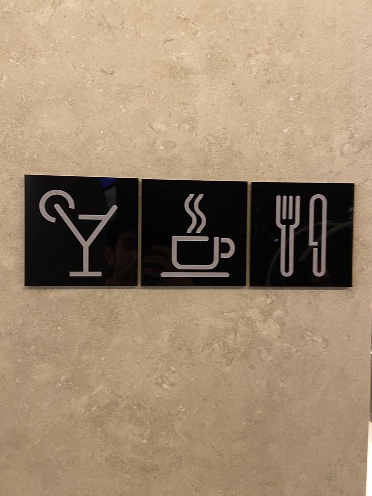 Senyalització cafeteria/restaurant.