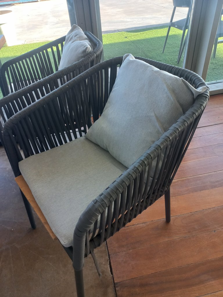 Ergonomic equipment. Chairs with backrests and armrests.