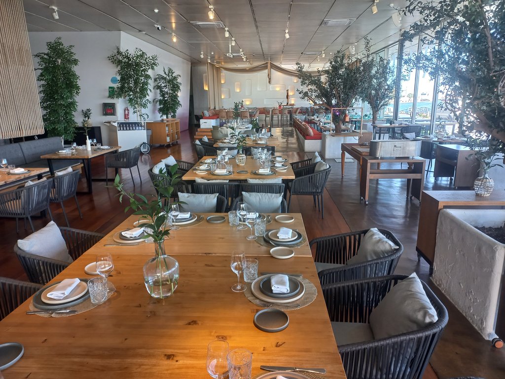 Routes defined by the arrangement of equipment and furniture.