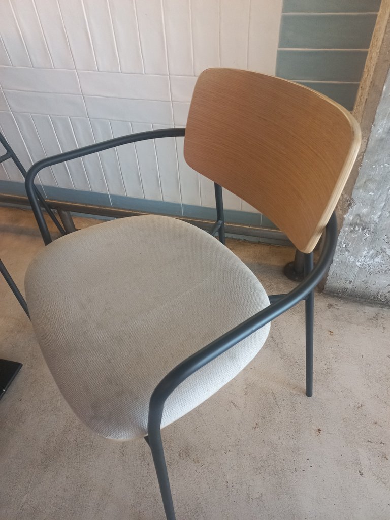 Ergonomic equipment. Chairs with backrests and armrests.