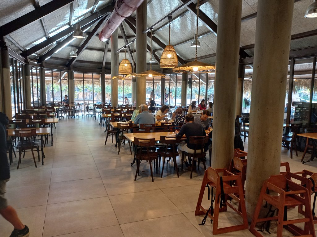 Recorridos longitudinales definidos por disposición del equipamiento y distribución del mobiliario.