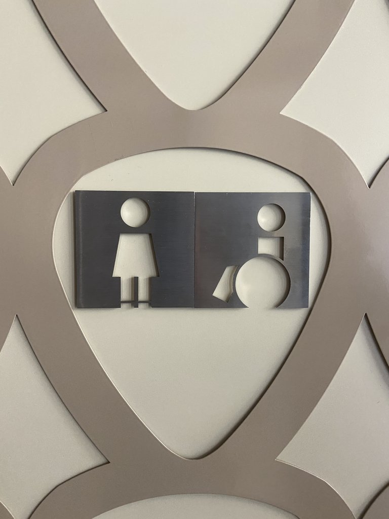 Señalización baños adaptados comunes.