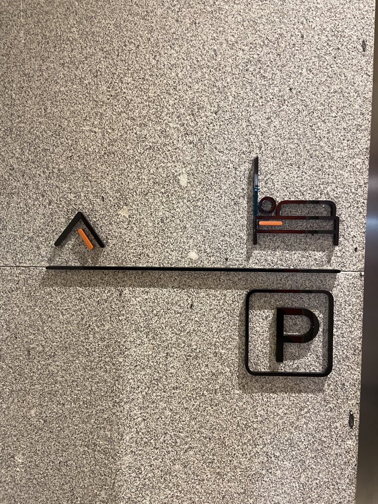 Señalización habitaciones/ parking.