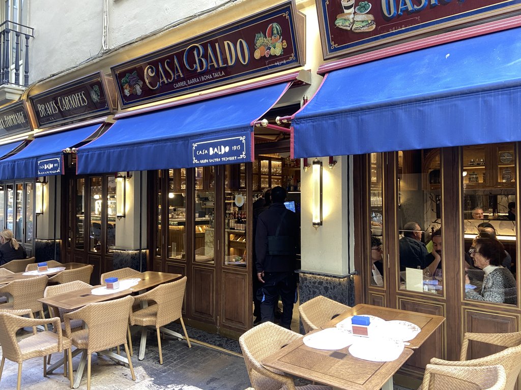 Main access to the establishment with proper exterior accessibility.