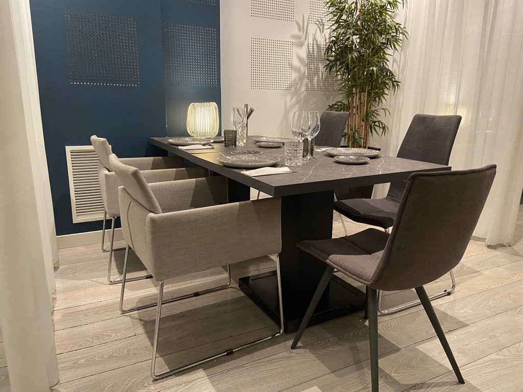 Accessible tables with suitable height and properly lit.