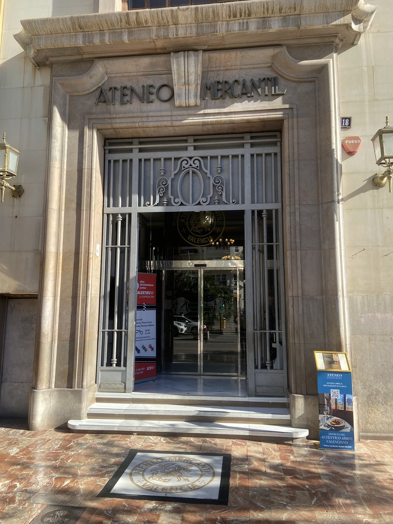 Main access to the establishment with proper exterior accessibility.