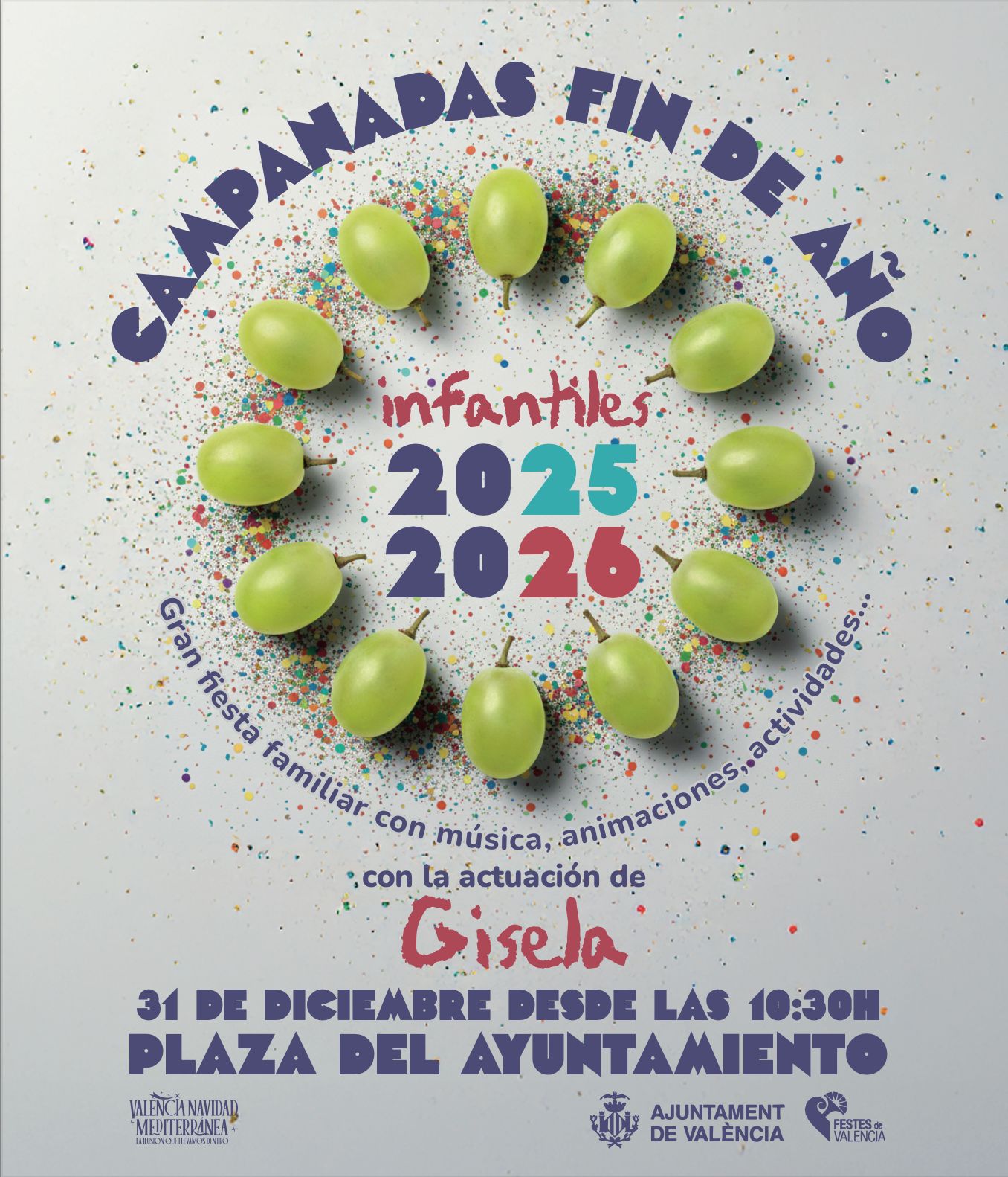 Campanadas infantiles Valencia 2026
