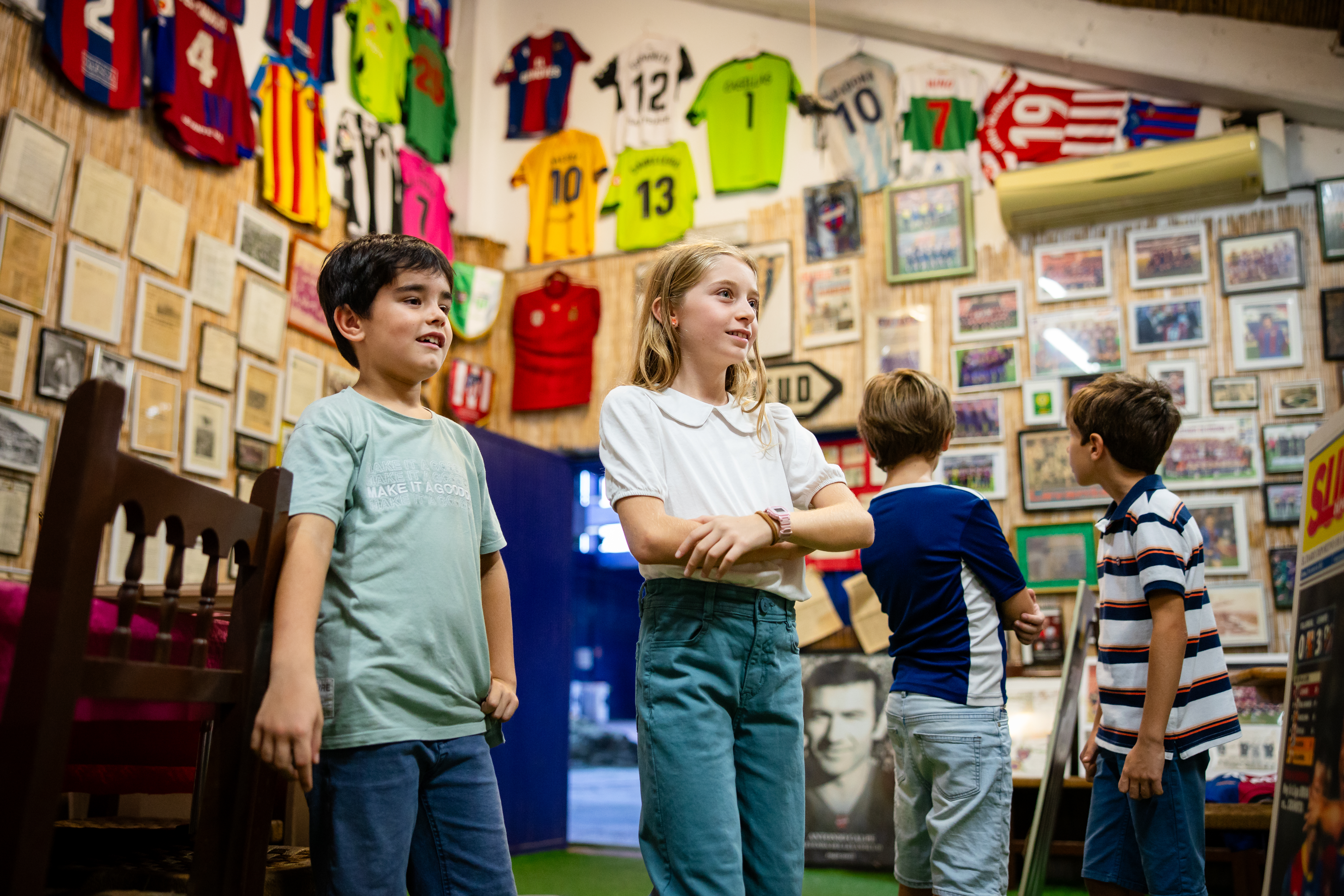 Levante con niños