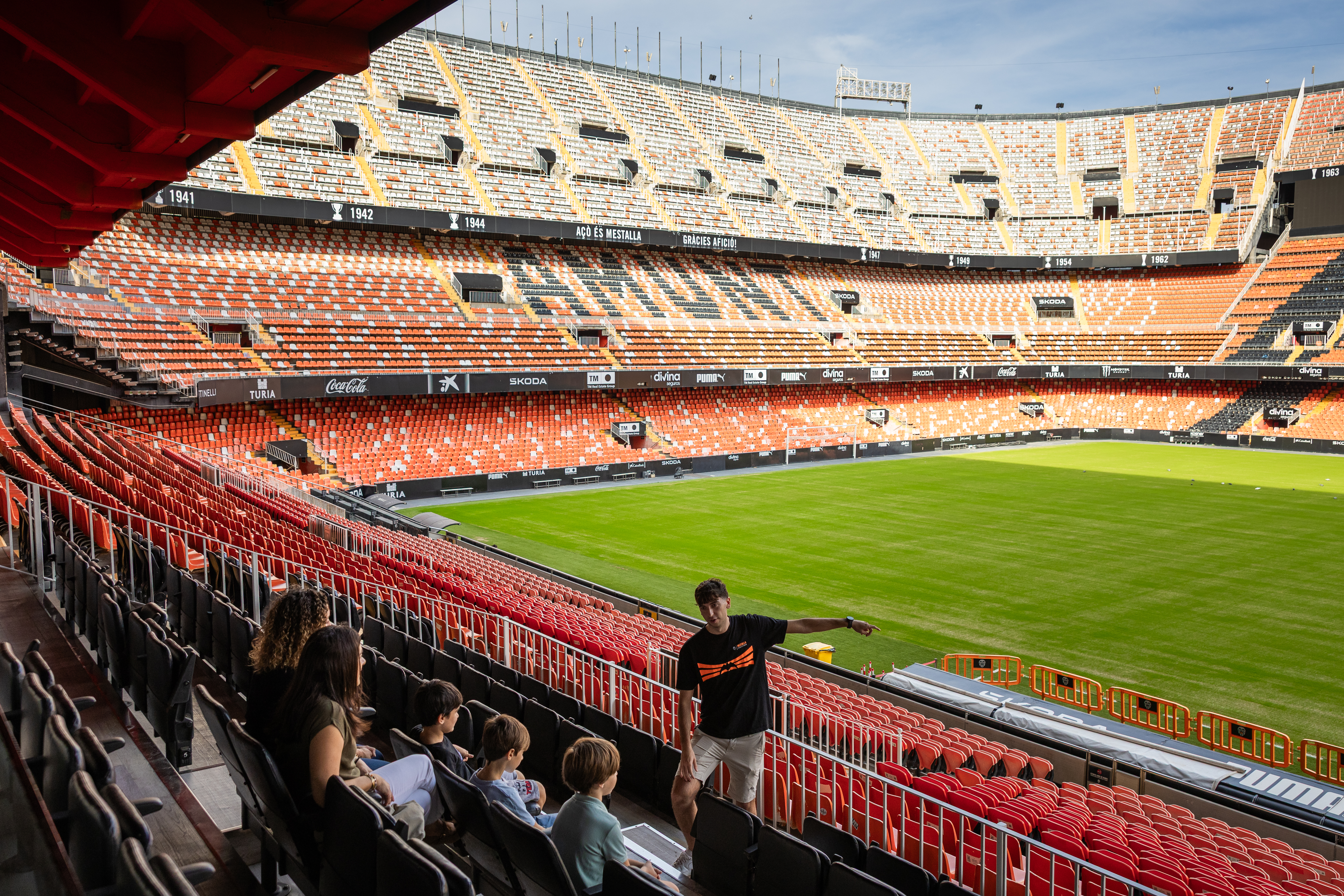 Mestalla Forever Tour con niños