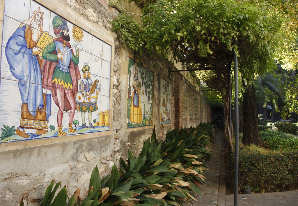 museo pared de azulejos 