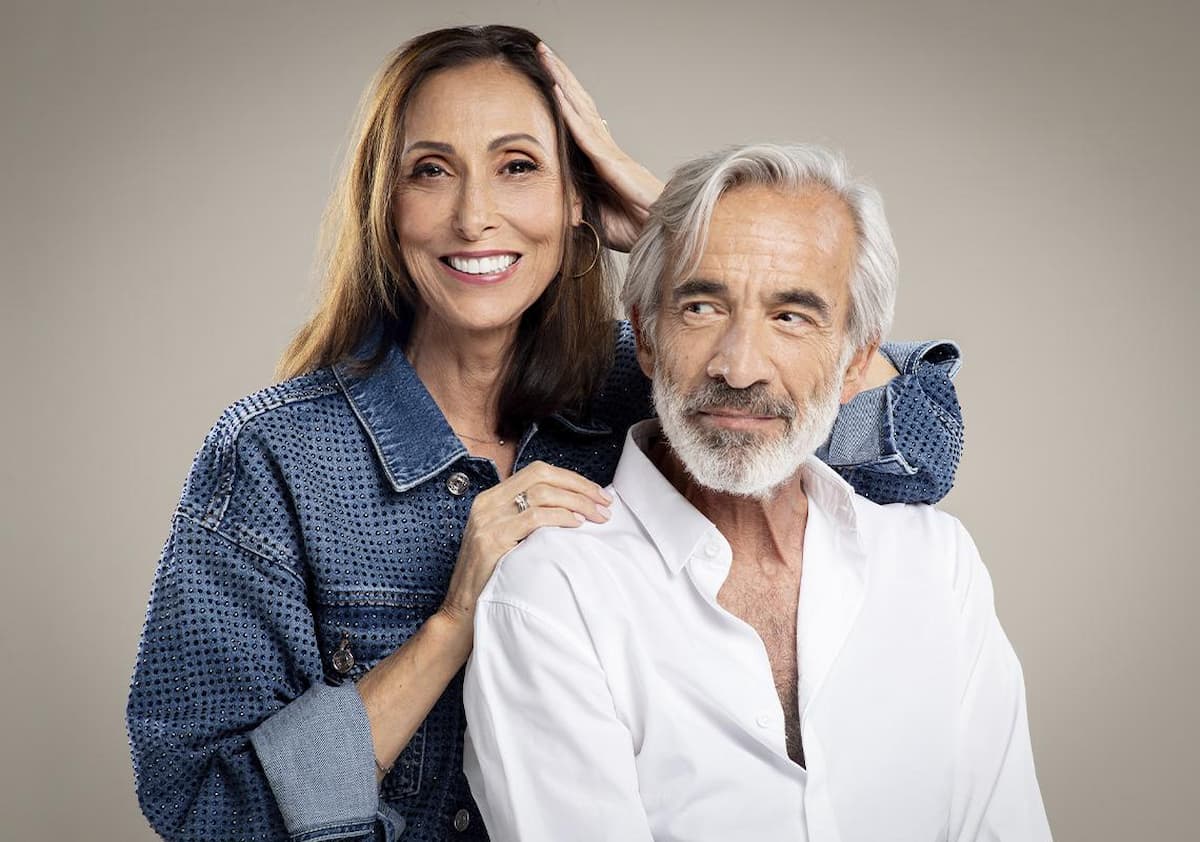 Imanol Arias y María Barranco en el Teatro Olympia