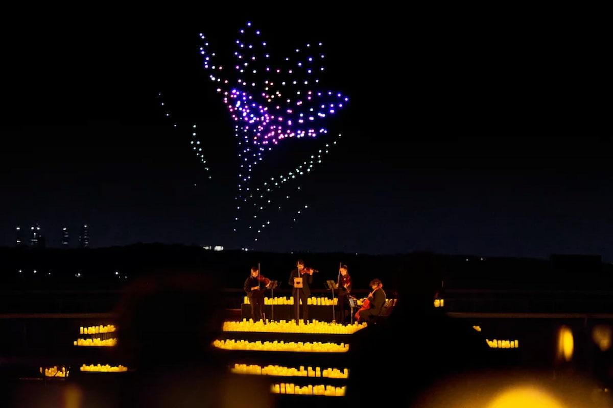 Espectáculo «DroneArt» en València 