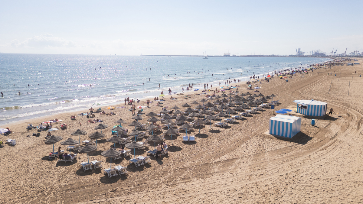 Playa la Malvarrosa Valencia
