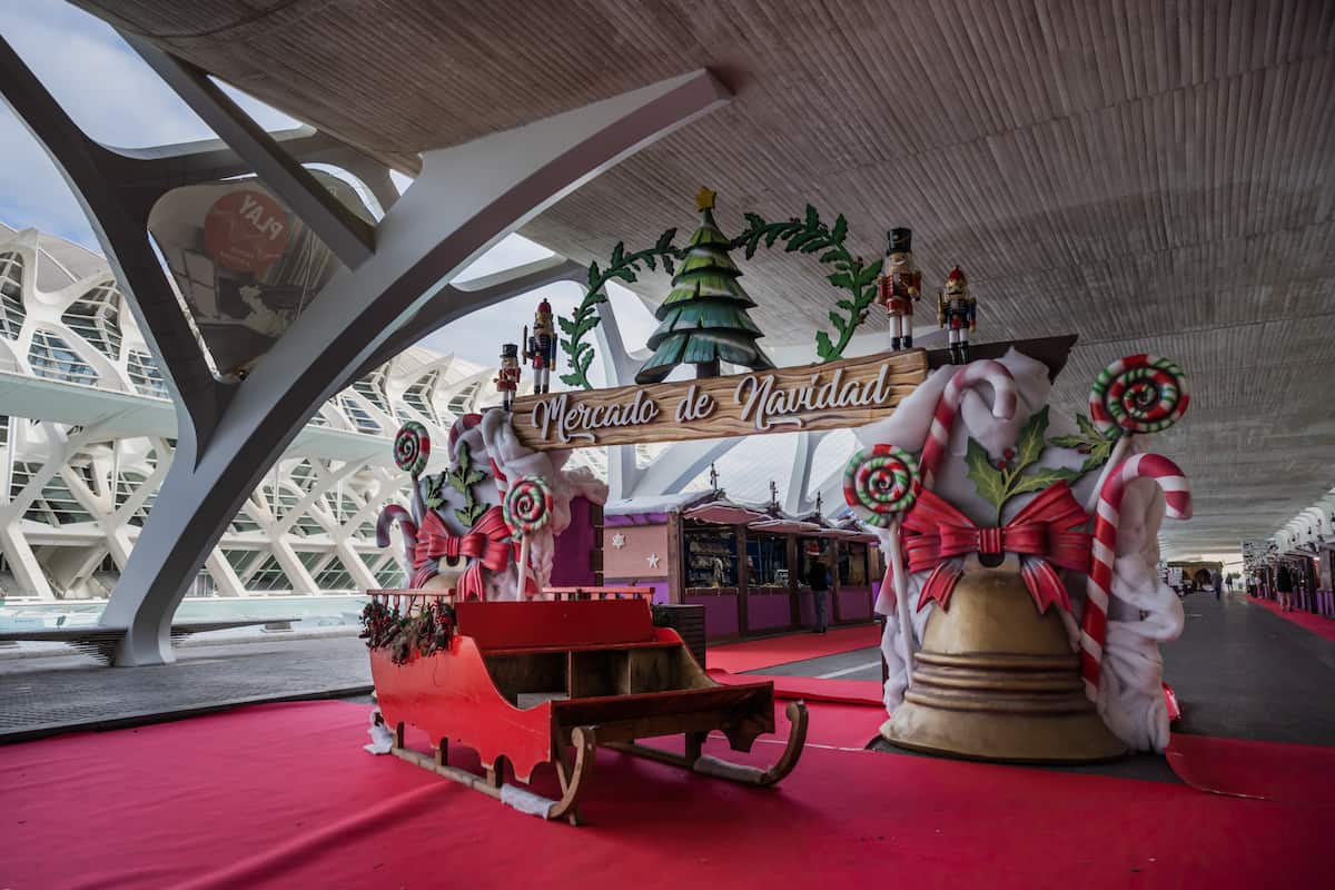 Navidad en la Ciudad de las Artes y las Ciencias de València 