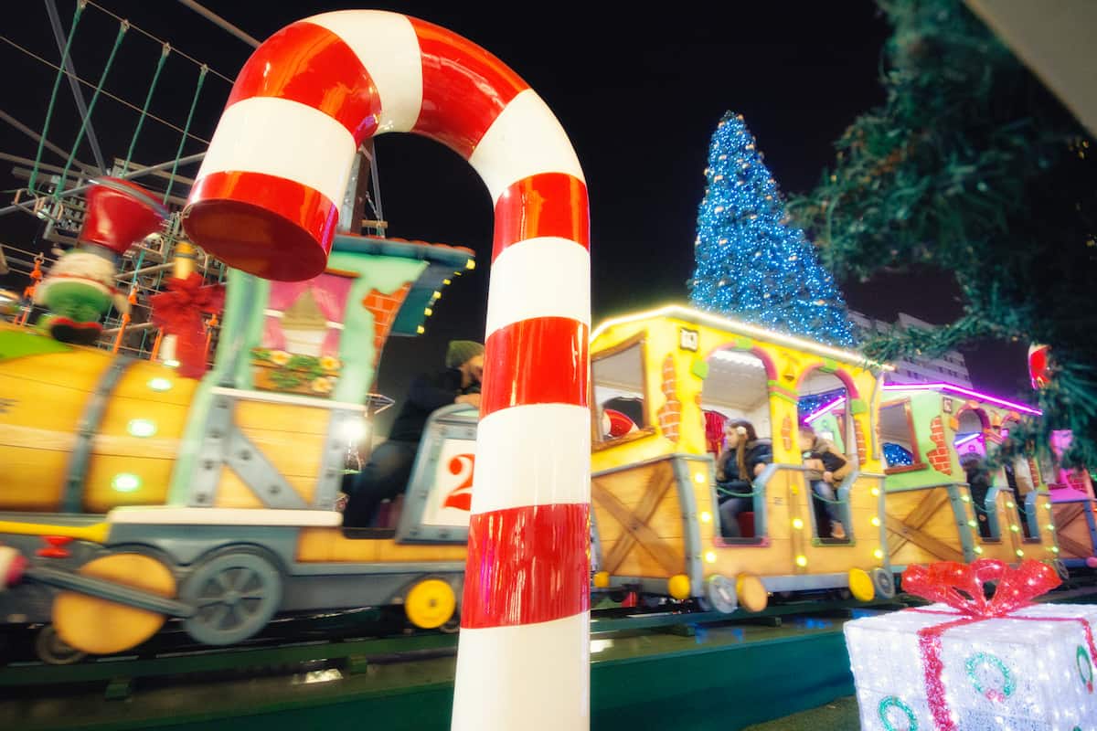 Feria de Atracciones de Navidad en València 