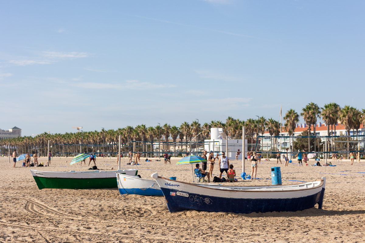 Playa la Malvarrosa Valencia