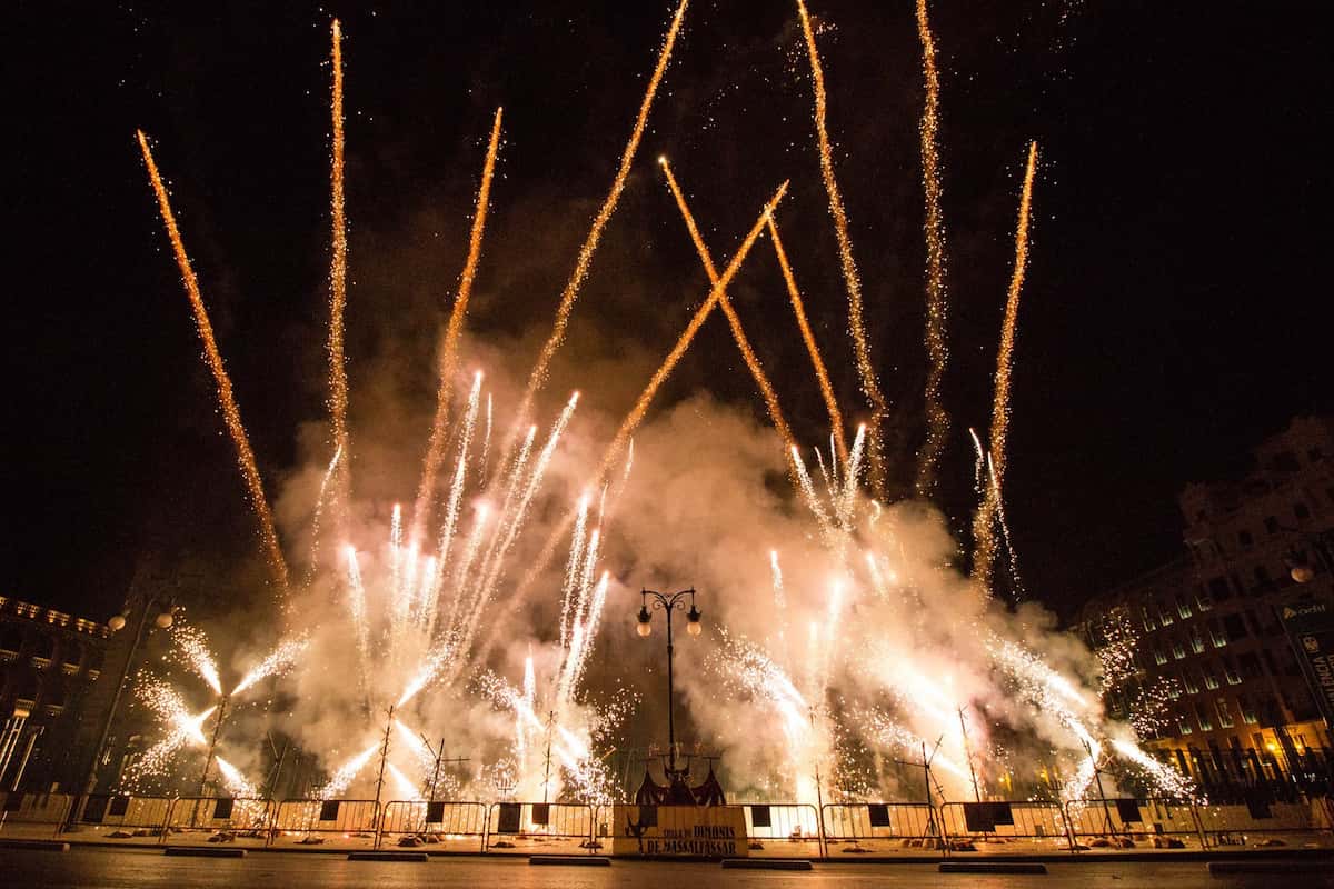 Programa de fuegos artificiales de la Feria de Julio de València