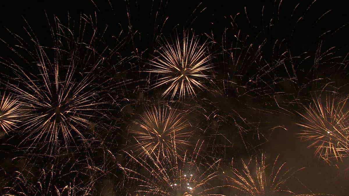 Programa de fuegos artificiales de la Feria de Julio de València