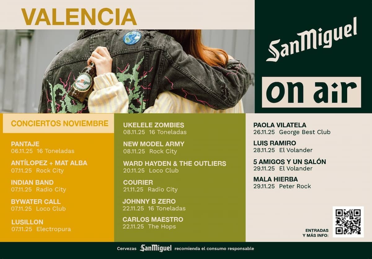 Conciertos de San Miguel On Air 2025 en València