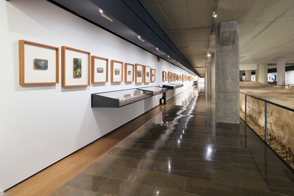 Visita a la muralla de València en el IVAM 