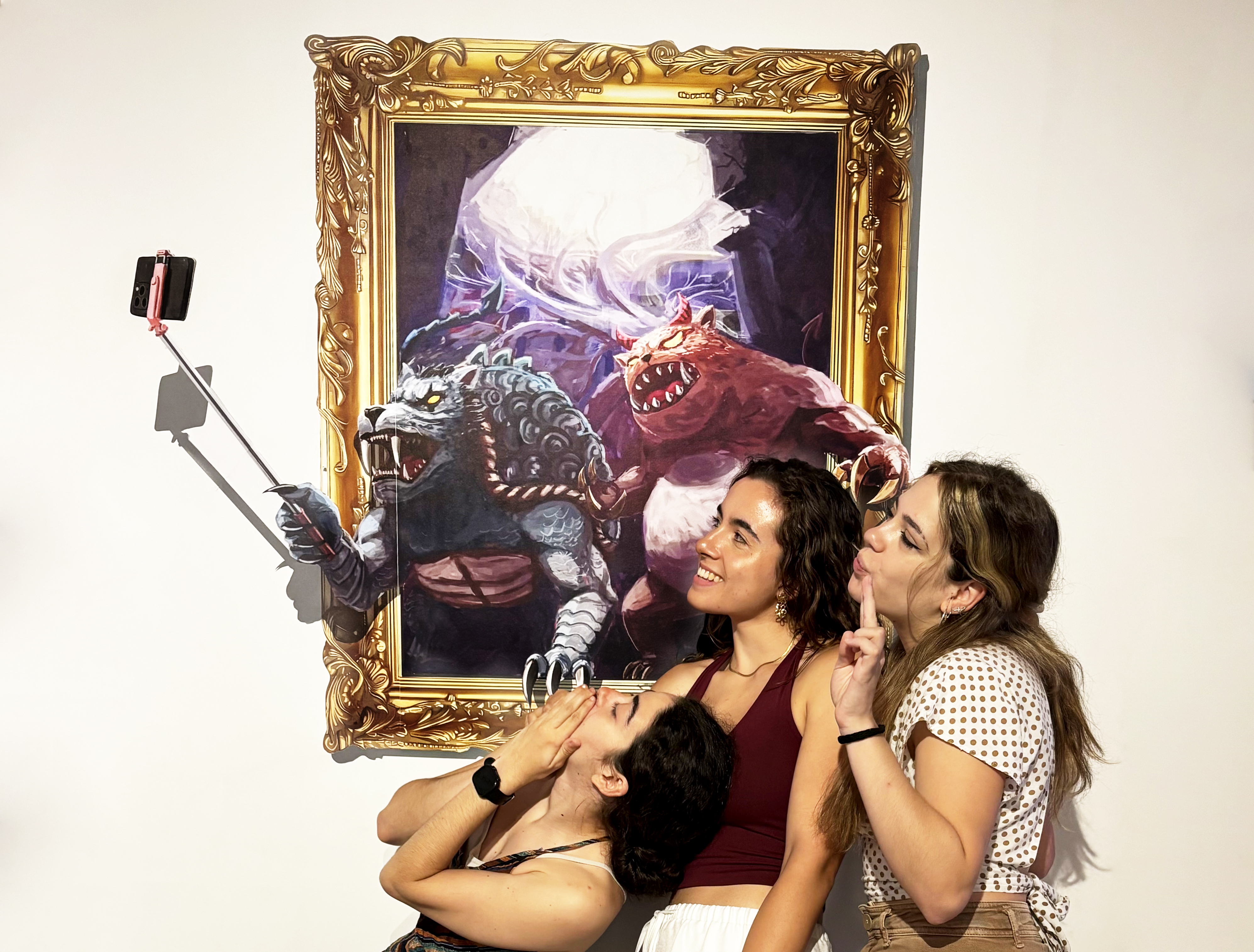 Selfie en grupo Museo Iluziona