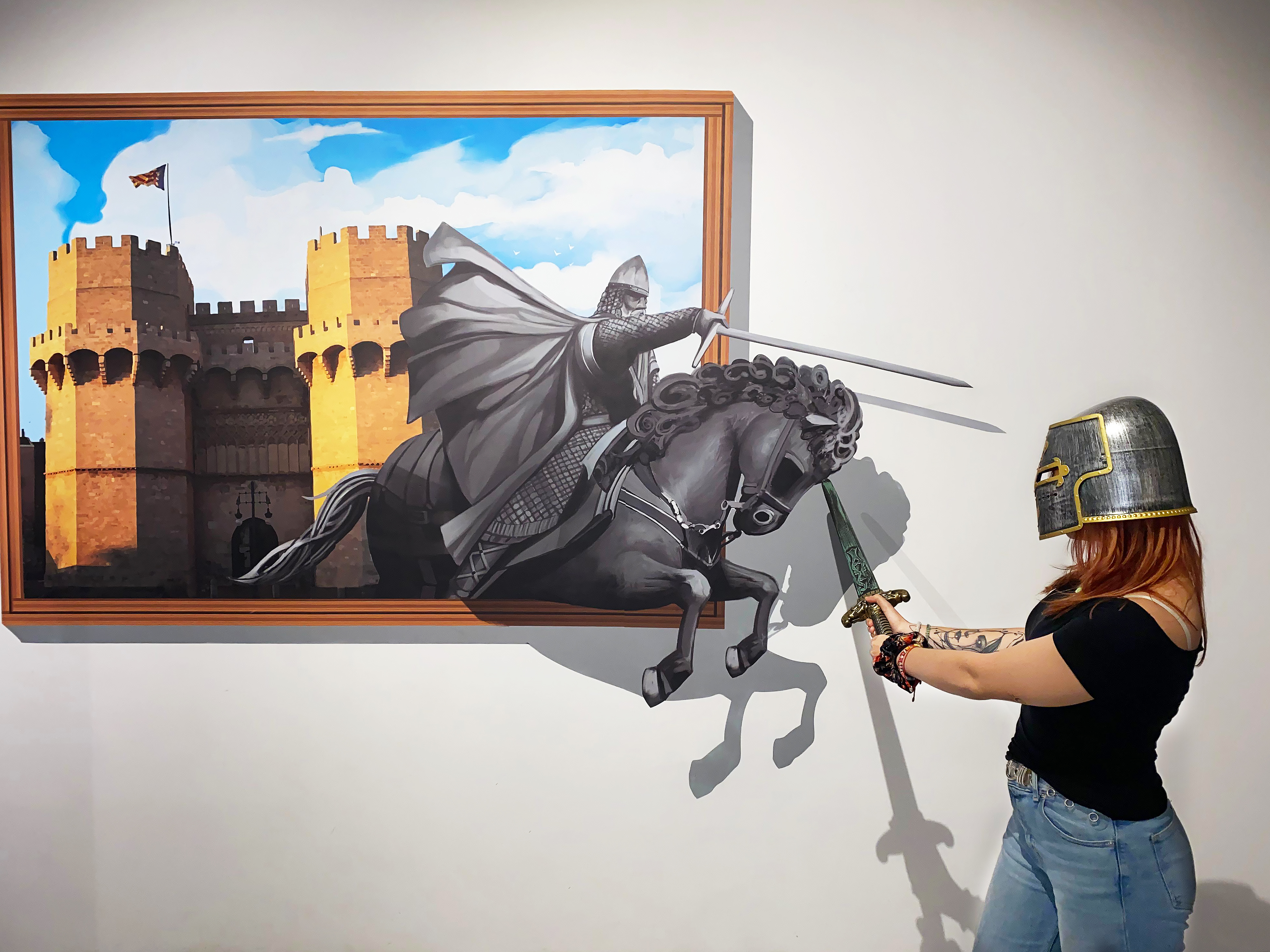 Cuadro Jaume I Museo Iluziona