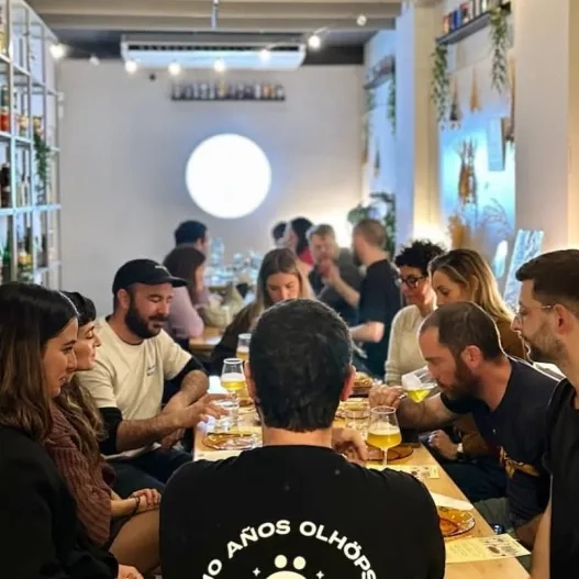 Cata de cervezas «Tasting & Tapas» en Olhops
