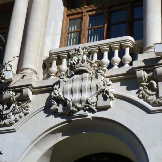 Escudo Valencia centro histórico