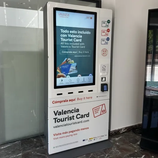 Kiosco VTC en la Fundación Visit València