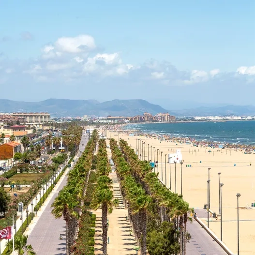 The València's beaches route
