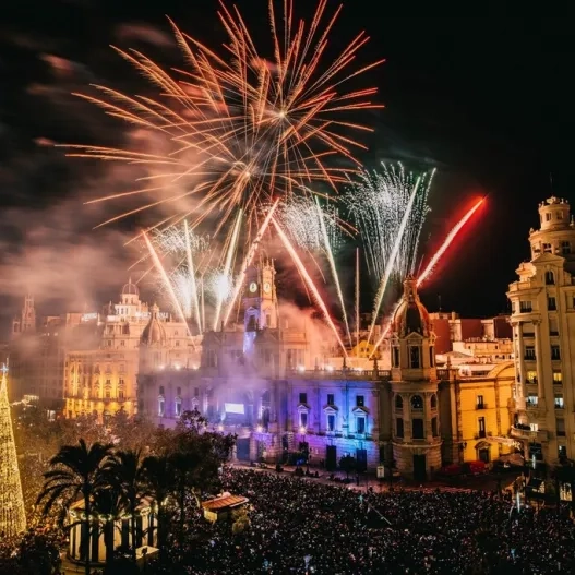 nochevieja, fuegos artificiales