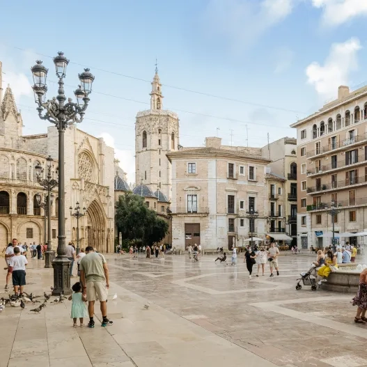 Plaza de la Virgen Valencia