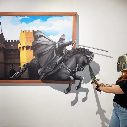 Cuadro Jaume I Museo Iluziona