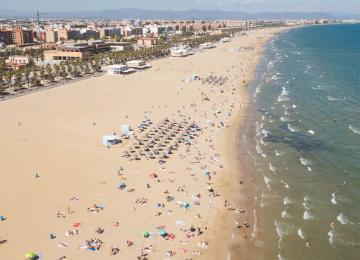 Playa del cabañal Valencia
