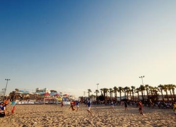 Futbol playa cabañal